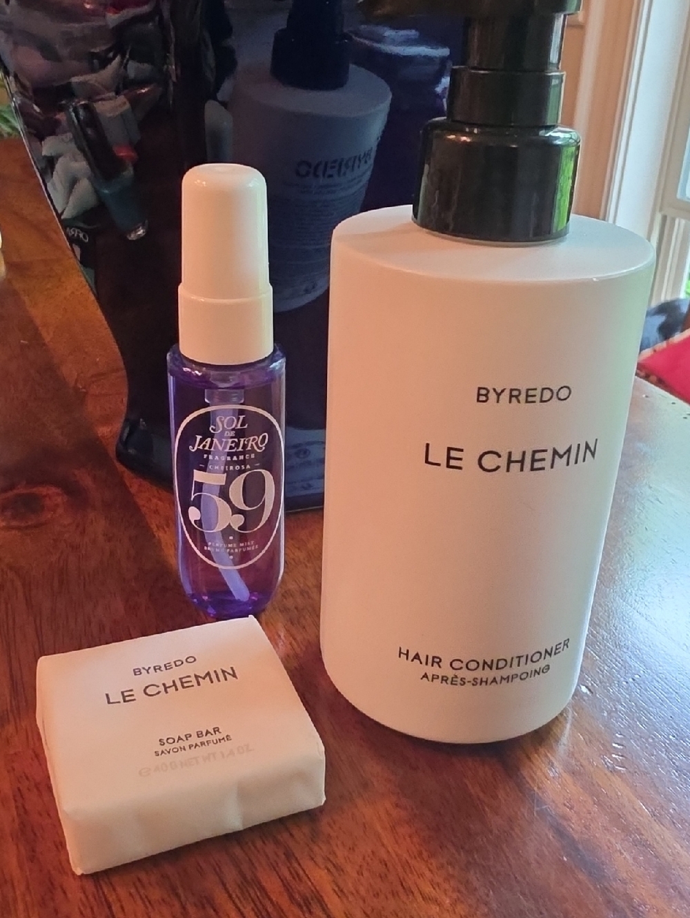 Byredo Le Chemin Hair Conditioner And Soap Bar Bundle NEW Plus Bonus!